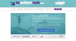 Desktop Screenshot of lesmeilleursfonds.com